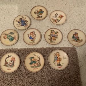 Goebel Hummel Plates 1972 through 1979